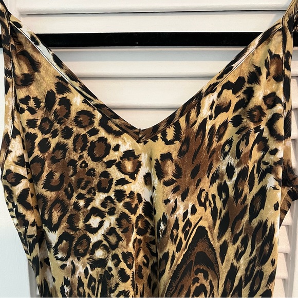 RD Style Leopard Print Midi Slip Dress - Picture 3 of 9